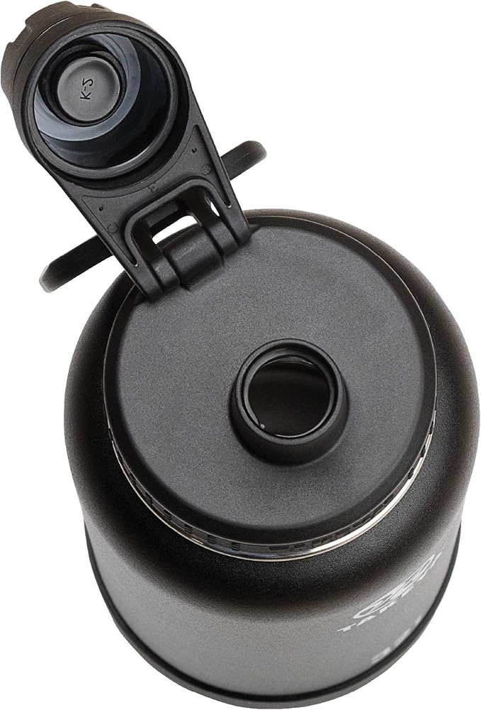 Takeya Actives Water Bottle with Spout Lid - Bottle with Double Stainless Steel Insulation - Dishwasher Safe & BPA-Free - Bottle with Spout Lid & Removable Bumper - 32 oz, Onyx