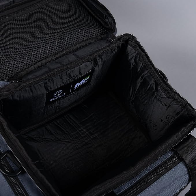 WOLFpak 9L Mini Tactical Lunch Box Cooler Bag - Water-Resistant 1000D Fabric, Insulated, Multiple Pockets, MOLLE & Patch Panel, Ideal for Work, Gym, Hiking (MegaFit Iron Gray)
