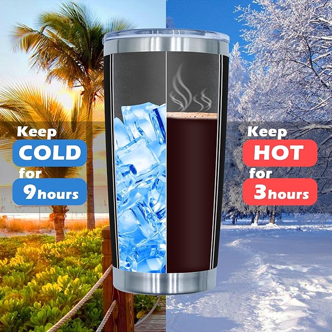 20oz Tumbler Bulk Stainless Steel Tumblers with Lid Vacuum Insulated Double Wall Travel Coffee Mug Powder Coated Tumbler Cup for Hot and Cold Drinks(Black, 12 pack)
