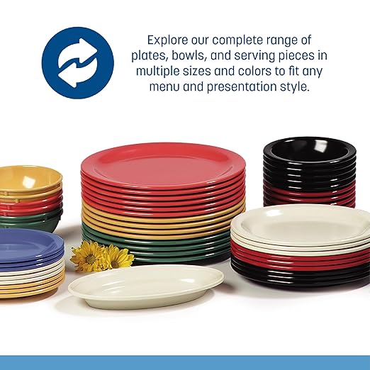 Carlisle FoodService Products Kingline Reusable Plastic Bowl Fruit Bowl for Home and Restaurant, Melamine, 5 Ounces, Tan, (Pack of 48)