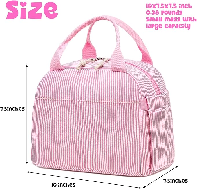 Bluboon Lunch Box for Women Cute Lunch Bag Reusable Insulated Lunch Bags Large Capacity Lunchbox Cooler for Work Picnic or Travel