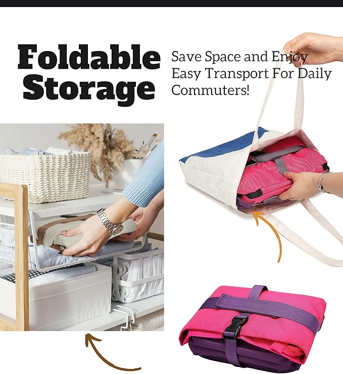 SUNNY BIRD Dual Compartment Lunch Bag Insulated Lunch Box for Women and Men (Purple)