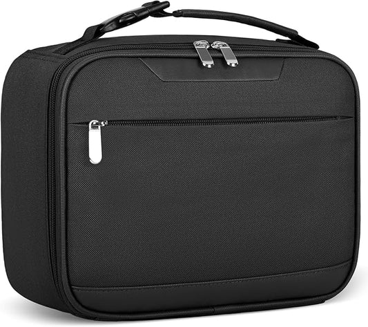 Tuwubi Kids Lunch Bag Insulated Lunch Box for Kids Small Lunch Bag for Boys/Girls Durable Lunchbox for School,Black 10-Can(5L)