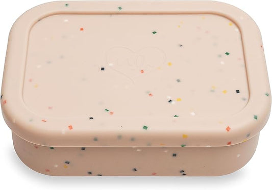 Ullabelle Leak Proof Bento Box Food-Grade Silicone Bento, BPA, Phthalate, Lead, & PVC Free - Bento Lunch Box for Daycare, Kids, & Adults - Leak Resistant Sets With Lids Snack Box Container (Pink)