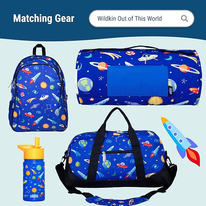 Wildkin Kids Insulated Lunch Bag – Reusable, Ideal for Hot/Cold Snacks, School & Travel - Out of this World
