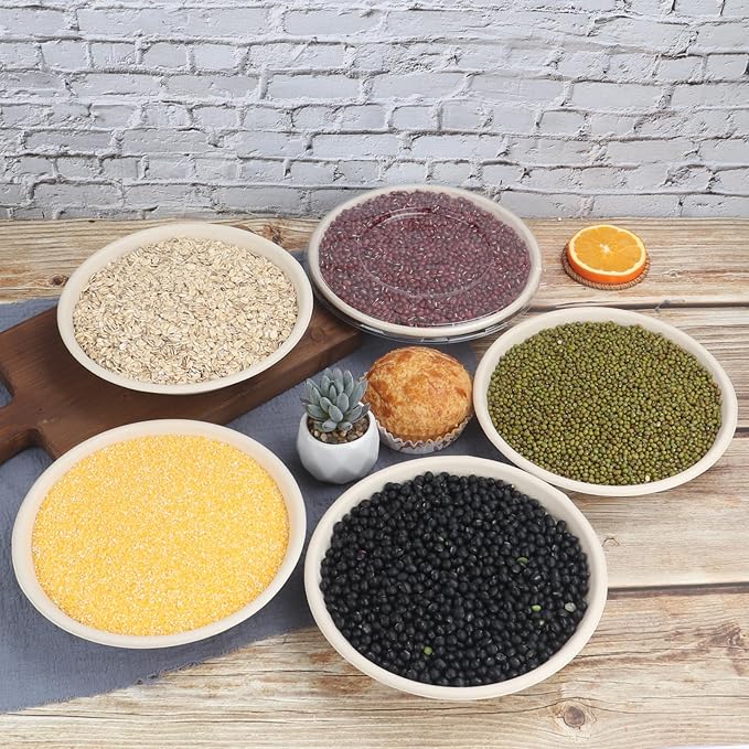 24 oz Round Disposable salad bowls with lids,Sugarcane Paper Bowls take away food containers Bagasse Plant Fibers 50 Pack