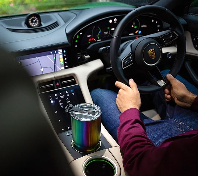 Beast 20 oz Tumbler Stainless Steel Vacuum Insulated Coffee Ice Cup Double Wall Travel Flask (Rainbow)