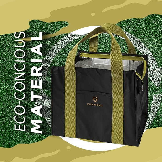 VonNova Women’s Insulated Lunch Bag – Cute Large 7L Lunch Tote for Office – Durable Small Lunch Box for Women with Premium Cooler Insulation – Stylish Lunchbox for Adults, Nurses & Teachers