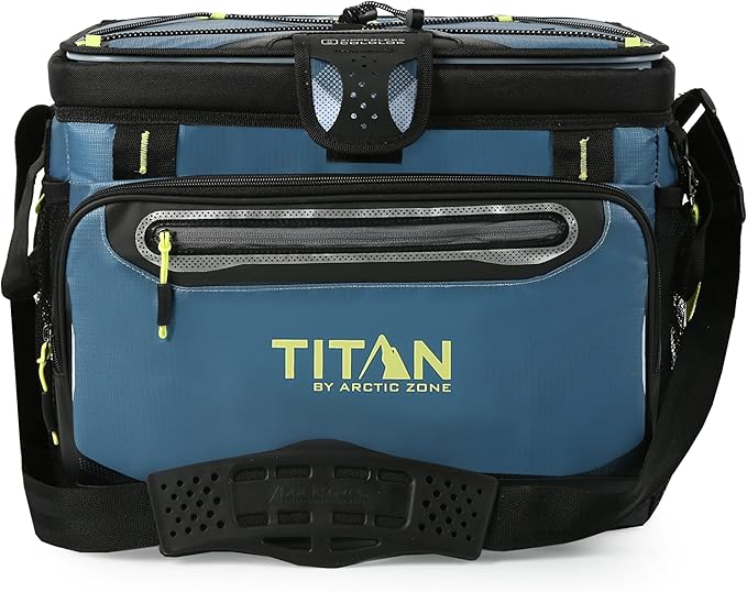 Titan by Arctic Zone Deep Freeze Cooler - Zipperless Hardbody Cooler - Deep Freeze Insulation, HardBody Liner, and SmartShelf