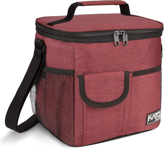 Tirrinia Insulated Large Lunch Bag for Women Men, Leakproof Lunch Box Containers for Adults, Work, School, Soft Lunchbox for Kids, Boys, Adult Cooler Bag for Picnic, Hiking,Beach