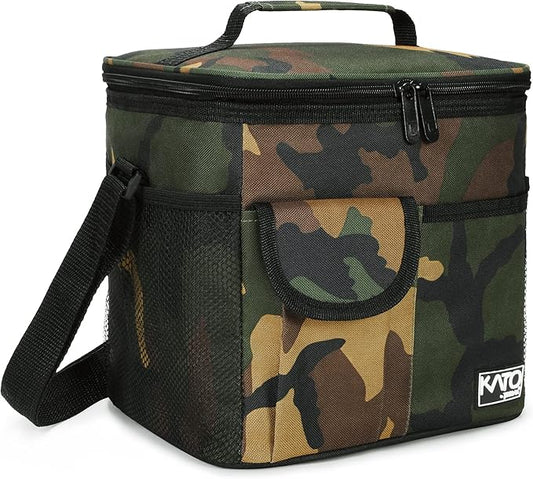 Tirrinia Insulated Large Lunch Bag for Women Men, Leakproof Lunch Box Containers for Adults, Work, School, Soft Lunchbox for Kids, Boys, Adult Cooler Bag for Picnic, Hiking,Beach