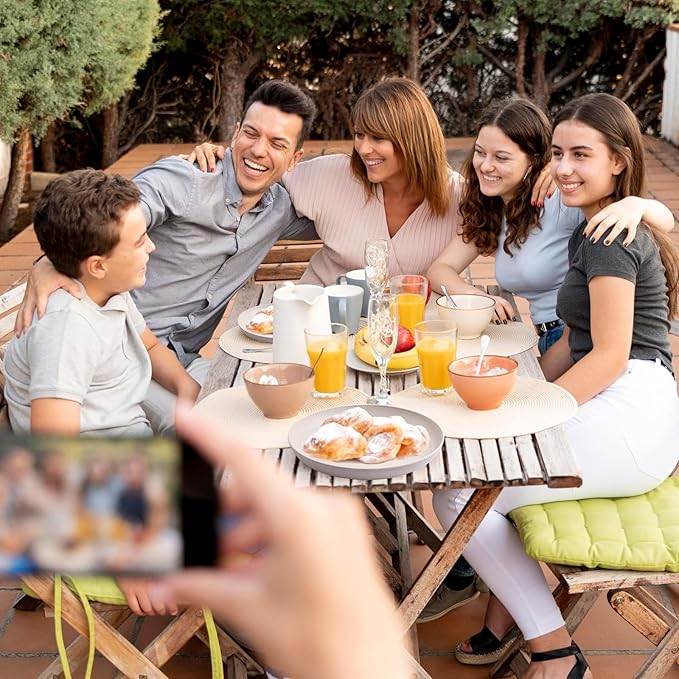 supernal 16pcs Lightweight Wheat Straw Plates,Unbreakable Plastic Dishes,Microwave Dishwasher Safe Party Plastic Dish,Beige Reusable Dinner Plates, Wheat Straw Dinnerware for Picnic,Birthday,Camping