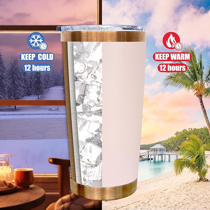 20 oz Tumbler Stainless Steel Tumbler with Lid and Straw, Double Wall Vacuum Insulated Travel Coffee Mug for Laser Engrave, Powder Coated Cup for Hot and Cold Drinks (Pink,1 pack)