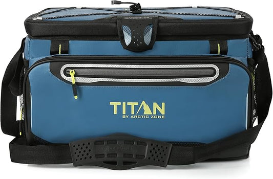 Titan by Arctic Zone Deep Freeze Cooler - Zipperless Hardbody Cooler - Deep Freeze Insulation, HardBody Liner, and SmartShelf