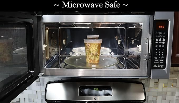 Zekii EXTRA THICK Deli Containers with Lids, Soup Containers w/Lids Airtight, 24Sets 32oz, Disposable, BPA Free, Takeout soup Cups, Meal Prep, Food Storage w/Measurements