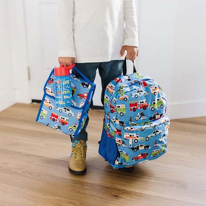 Wildkin Kids Insulated Lunch Bag – Reusable, Ideal for Hot/Cold Snacks, School & Travel - Heroes