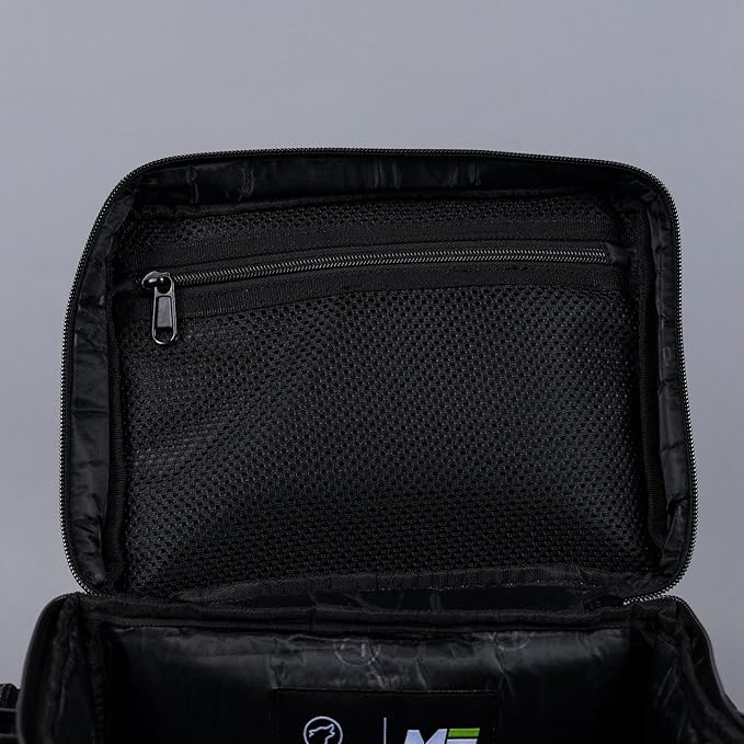 WOLFpak 9L Mini Tactical Lunch Box Cooler Bag - Water-Resistant 1000D Fabric, Insulated, Multiple Pockets, MOLLE & Patch Panel, Ideal for Work, Gym, Hiking (MegaFit Iron Gray)