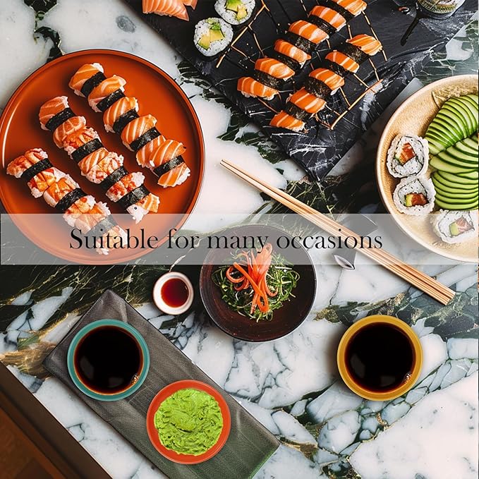 PYRMONT Wheat Straw Dipping Bowls, 2 OZ Soy Sauce Dish & Bowl, Small Dipping Sauce Bowls Set of 8, Mini Appetizer Plates for Side Dishes,Ketchup,BBQ, Party, Condiments Serving Bowl Set - Multi