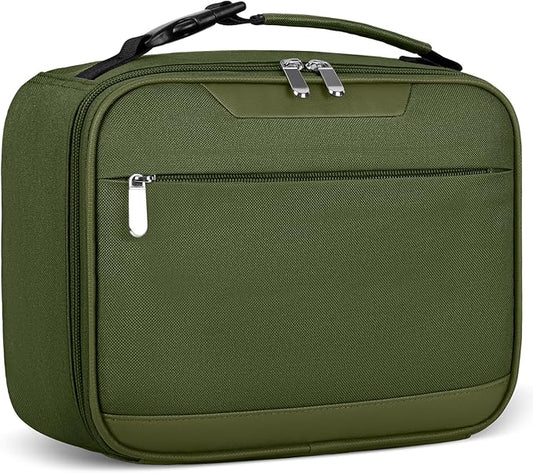 Tuwubi Kids Lunch Bag Insulated Lunch Box for Kids Small Lunch Bag for Boys/Girls Durable Lunchbox for School,Green 10-Can(5L)