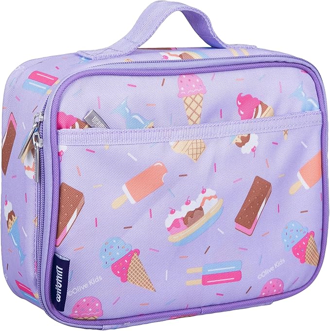 Wildkin Kids Insulated Lunch Box – Durable and Reusable for School & Travel - Sweet Dreams