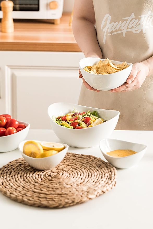 3 Tier Serving Tray, Chip and Dip Serving Set Oval Serving Bowl Set Serving Dish for Entertaining, Halloween, Thanksgiving, Christmas, Dessert, Appetizer, Candy, Vegetable, Black