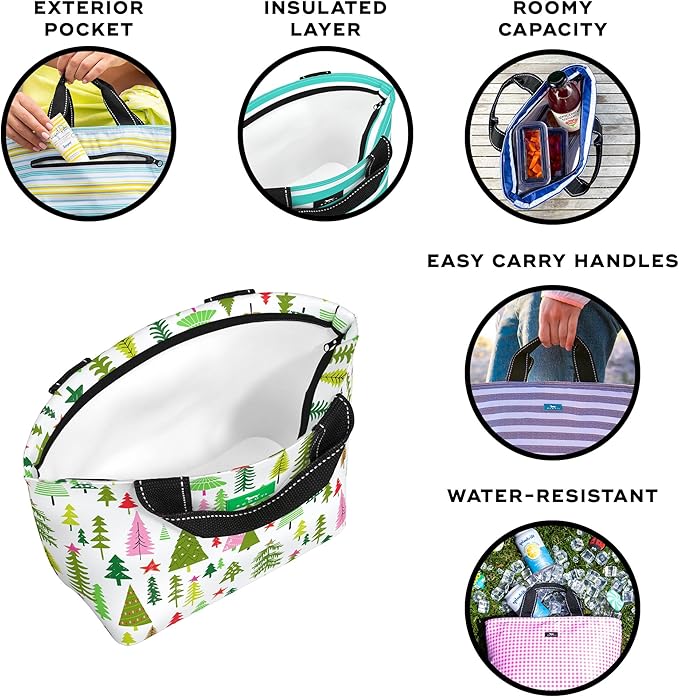 SCOUT Nooner Lunch Bag - Lightweight Insulated Soft Cooler for Women, Teachers, Nurses, Beach, Travel, Pool & Picnic Cooler