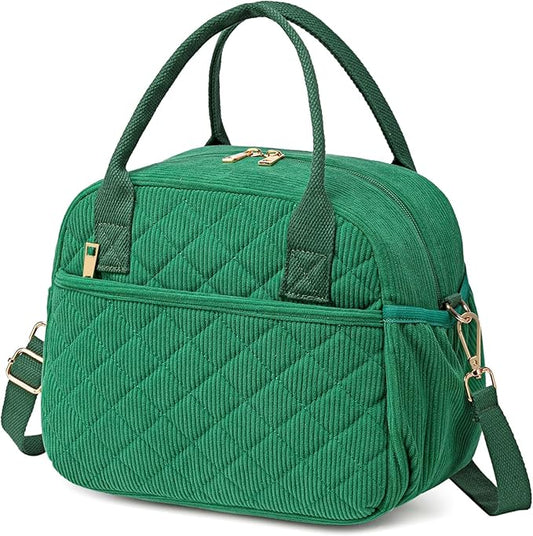 CAMTOP Lunch Box for Women Men Insulated Lunch Bag Lunch Tote Bag Leakproof Thermal Cooler Large Capacity for Travel Work School Picnic (Z-Green)