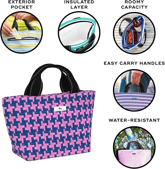 SCOUT Nooner Lunch Bag - Lightweight Insulated Soft Cooler for Women, Teachers, Nurses, Beach, Travel, Pool & Picnic Cooler