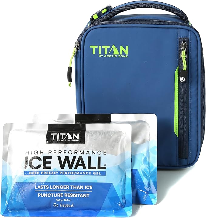 Titan Fridge Cold Upright Lunch Box With 2 250g Ice Walls®, Nightfall
