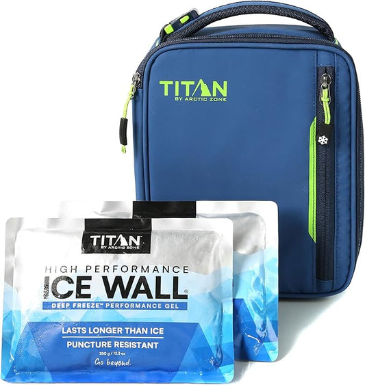 Titan Fridge Cold Upright Lunch Box With 2 250g Ice Walls®, Nightfall