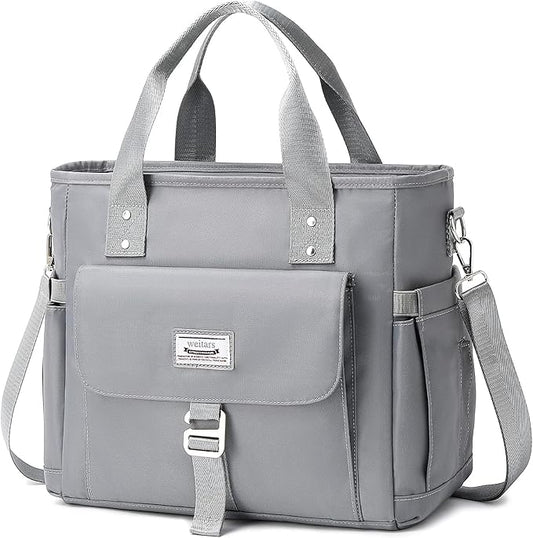 Weitars Lunch Bag for Men Women,Leak Proof Lunch Box for Work,Large Lunch Tote Bag with Removable Shoulder Strap,Insulated Lunch Bag for Picnic Hiking