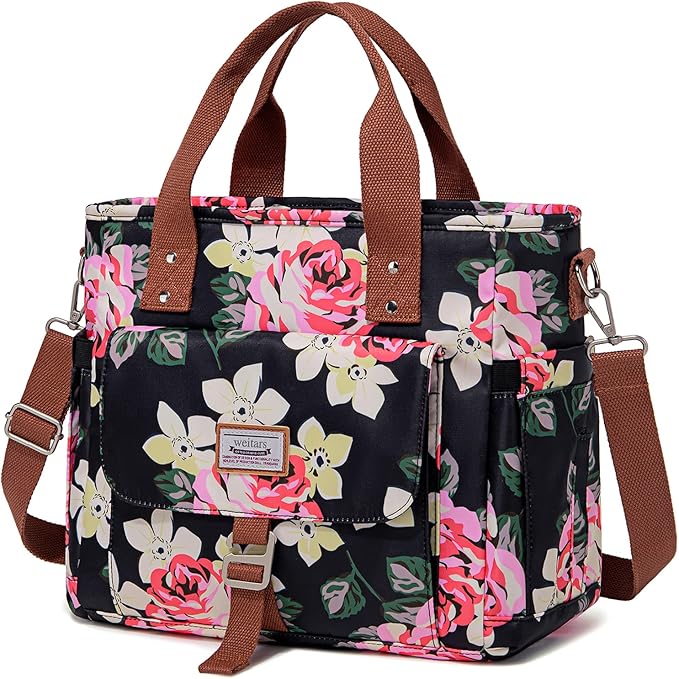 Weitars Lunch Bag for Women,Leak Proof Lunch Box for Work,Insulated Large Lunch Tote Bag with Removable Shoulder Strap, Lunch Bag For Picnic Hiking