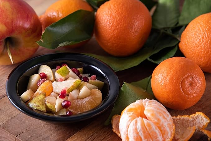 Carlisle FoodService Products Kingline Reusable Plastic Bowl Fruit Bowl with Rim for Home and Restaurant, Melamine, 4.75 Ounces, Black, (Pack of 48)