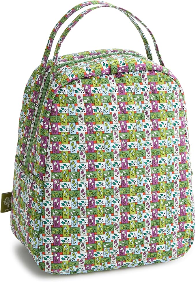 Premium Cotton Lunch Bag, Ribbon Plaid, One Size