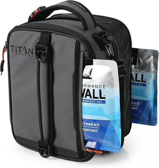 Titan High Performance Insulated Expandable Lunch Pack - Sharkskin Gray
