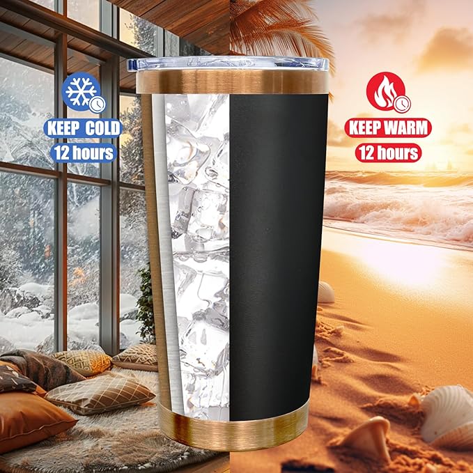 20 oz Tumbler Stainless Steel Tumbler with Lid and Straw, Double Wall Vacuum Insulated Travel Coffee Mug for Laser Engrave, Powder Coated Cup for Hot and Cold Drinks (Black,1 pack)