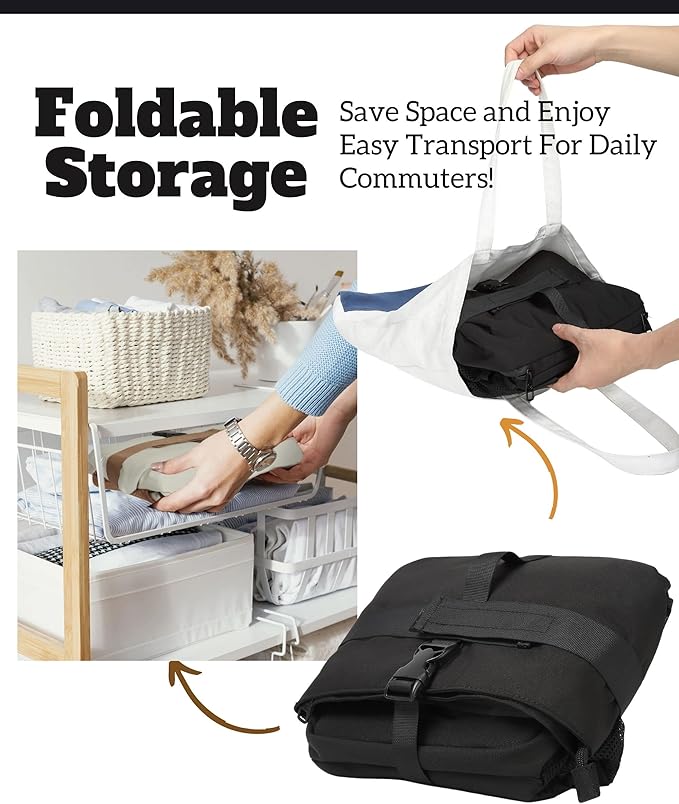 SUNNY BIRD Dual Compartment Lunch Bag Insulated Lunch Box for Women and Men (Black 01)