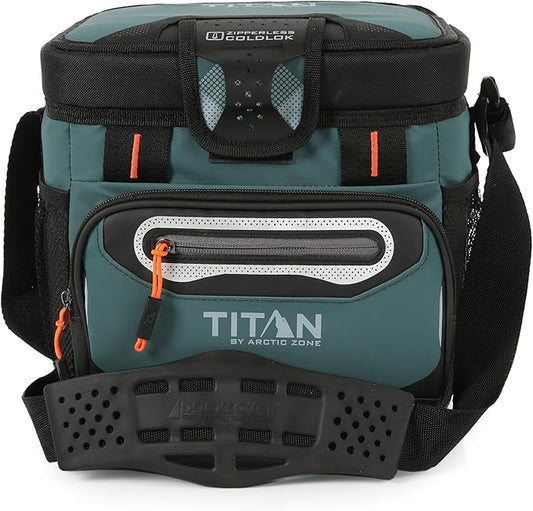 Titan by Arctic Zone Deep Freeze Cooler - Zipperless Hardbody Cooler - Deep Freeze Insulation, HardBody Liner, and SmartShelf