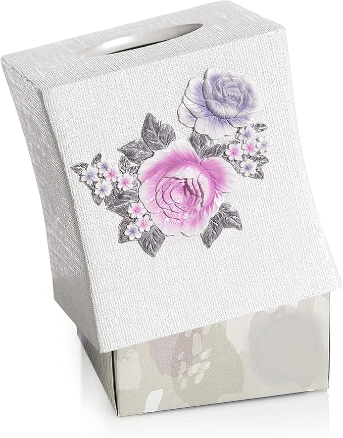 Popular Bath Tissue Box, Michelle Collection, 10x10, Lilac