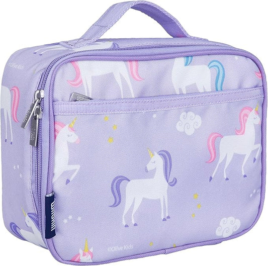 Wildkin Kids Insulated Lunch Box – Durable and Reusable for School & Travel - Unicorn