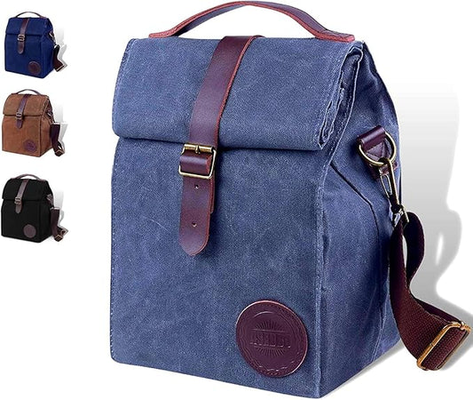 ASEBBO Insulated Lunch Bag for Women & Men (Grey)