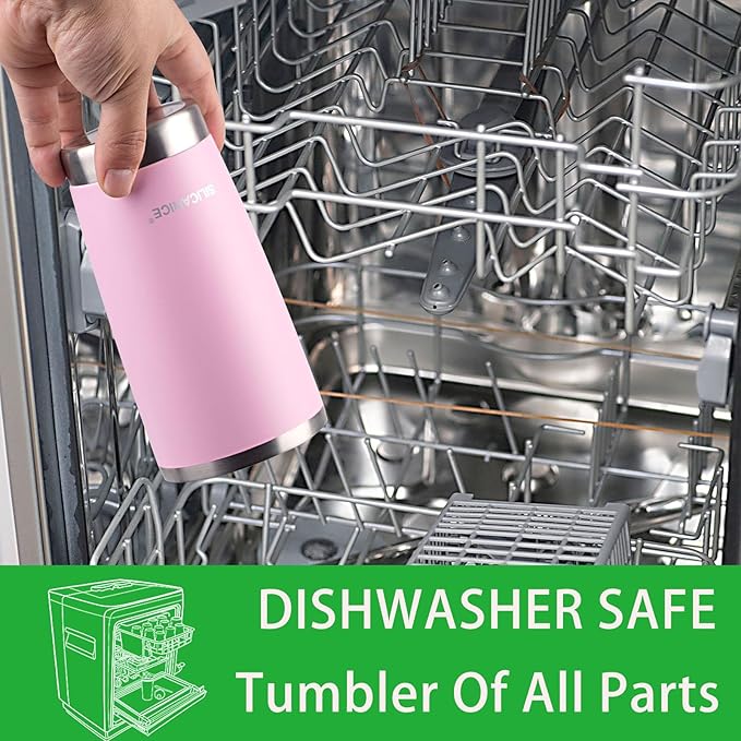 White 20oz Tumbler with Patented Easy-Clean Lid | Leakproof & No-Scrub Design Detach Straw Carbonated Drink Stainless Steel Vacuum Insulated,Durable Travel Iced Coffee Mugs Cups