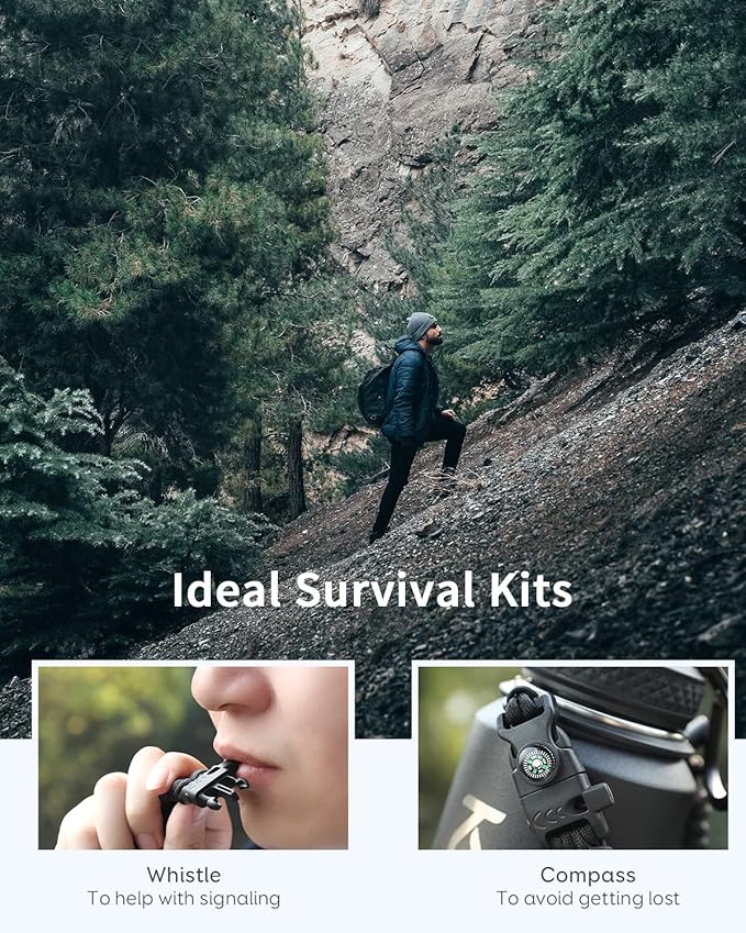 Trebo 40 oz Insulated Water Bottle that Fits in Car Cup Holder,Triple Wall Stainless Steel Water Bottles Insulated,LeakProof,Keep 48 hrs Cold & 24 hrs Hot,Metal Tumbler with Paracord Handle,Straw