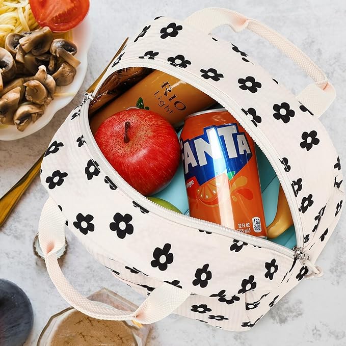 Bluboon Lunch Box for Women Cute Lunch Bag Reusable Insulated Lunch Bags Large Capacity Lunchbox Cooler for Work Picnic or Travel