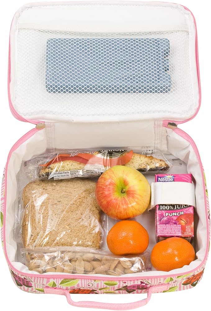 Wildkin Kids Insulated Lunch Box – Durable and Reusable for School & Travel - Owls