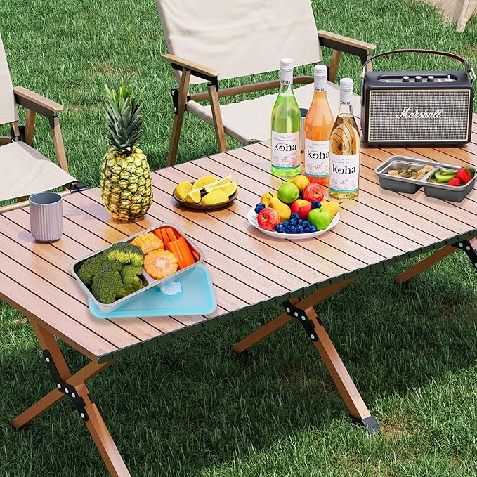 2pcs Grab and Go Snack Containers Stainless Steel, Reusable Snack Condiment Containers with Lids, Double Compartment Food Lunch Meal Container Prep for Travel, Small Packs Container