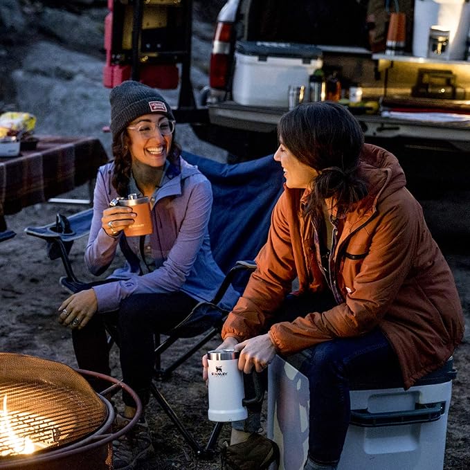 Stanley Stay-Chill Beer Stein 24 oz | Heavy Duty Big Grip Handle | Beer Tumbler Drink Cup, Holds 2 Cans | Insulated Stainless Steel Party Mug | BPA-Free