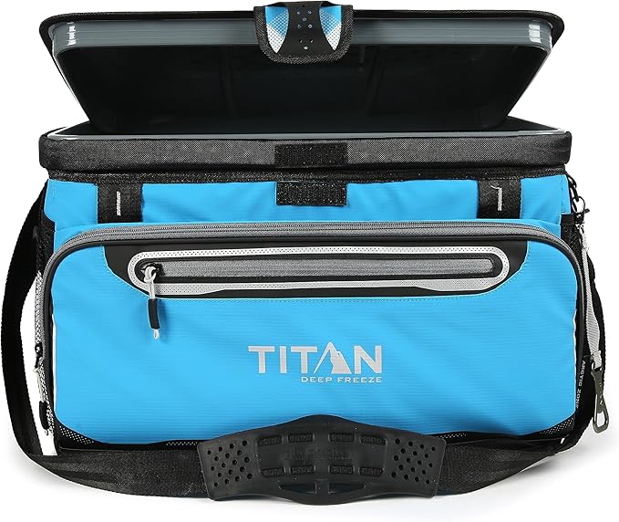 Titan by Arctic Zone Deep Freeze Cooler - Zipperless Hardbody Cooler - Deep Freeze Insulation, HardBody Liner, and SmartShelf