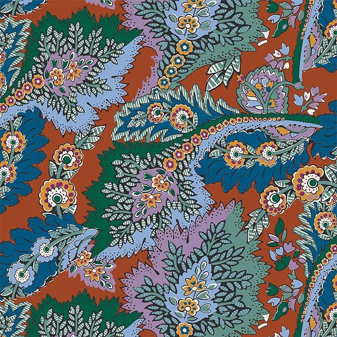 Vera Bradley Premium Cotton Lunch Bag, Flowers + Feathers